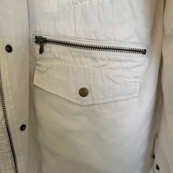 Lily Aldridge for VELVET, light weight jacket, off white, 100% cotton - Picture 4 of 9